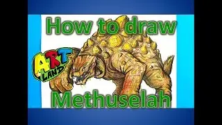 How to draw Methuselah from Godzilla King of the Monsters