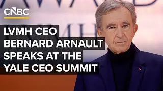 LVMH CEO Bernard Arnault speaks to CNBC's Sara Eisen at the Yale CEO Summit &mdash; 12/17/2025