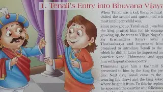 Tenali's entry into Bhuvana vijayam ||  English story translation || 