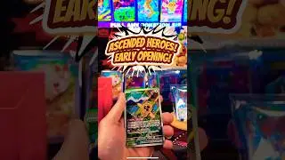 Pokemon Ascended Heroes Early Opening! 4 Booster Packs!