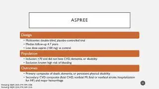 2019 Guideline Update: Aspirin for Primary Prevention of Cardiovascular Disease