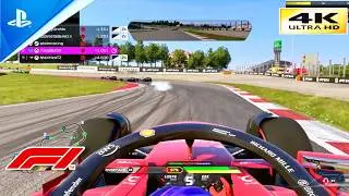 F1 24 Spain GP Short Race | Fight for Podium | | Moza R9 V2 + ES Formula Wheel