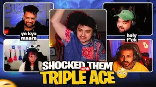 SHOCKED fellow Youtubers with TRIPLE ACE 🔥  ft. @8bitGoldygg @TbOnetv @8bitBinks69 @Eclairsgaming