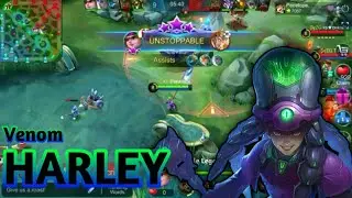 Harley Skin Venom Midline Gameplay - Predator Mobile Legends