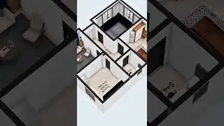 مخططات منازل ارسم مخططات على ورق و 3D  بيت مساحة 80 متر مربع