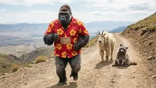 Kingkong Runs a Mountain Marathon