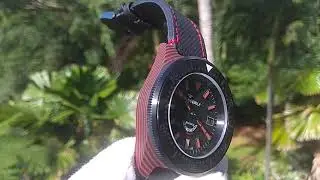 Squale T-183 Carbon Dive Watch - Red