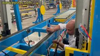 Expanded Polystyrene cutting line automatic wire setting timing