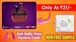 3 New Loot Offers - Lava ₹21 Sale | Free Diaper Sample | Daily Free Myntra Cash - FET