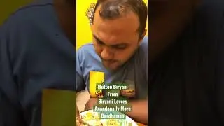 Mutton Biryani From Biryani Lovers | Anandapally More | Bardhaman #shorts