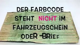 Wo finde ich den Autolack Farbcode Color Code bei BMW?