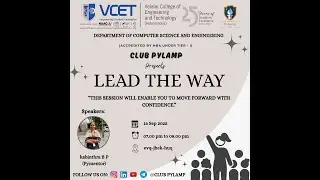 Lead The Way | Ms. Kabinthra B. P | AI is transforming the field of data analytics