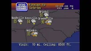 The Retro Weather Channel - Lake Lure, NC- 28746