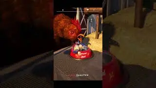 Goat Simulator 3 - Гиганская Курица Часть 3 (Что если положить автомобиль) #shorts #goatsimulator