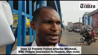 #June12thProtest: Police attack BBC journalist