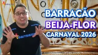 💙🤍 Barracão da Beija-Flor para o Carnaval 2026