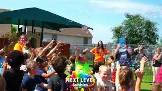 Goddard School Keller : Summer Camp : Keller,Tx : Dallas Fort Worth: Outdoor bubble Show: Next Level