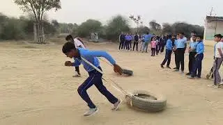#January 22, 2026 #today evening physical activity #khel maidan berla @mahiyogastudio1284 