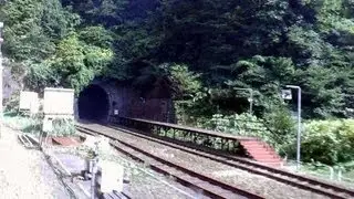車窓から見る小幌信号場の遺構　その２（下り列車編）
