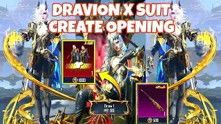 😱 DRAVION X -SUIT CRATE OPENING 😍 900 UC SCARFORTGAMING #bgmi 