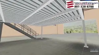 Mezzanine Solutions Within Airplane Hangar | Material Handling USA | 800-326-4403