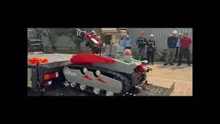 Smart Firefighting Robot in Thailand | Demonstration | Wisualarm