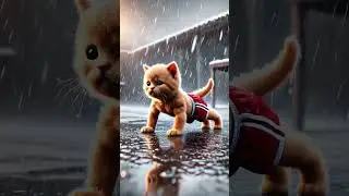 Cartoon 😂 😂 GymCat  #CatWorkout #Fitness #StrongKitty #GymLife#GymFails #catsshorts #youtubeshorts