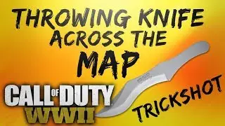 THROWING KNIFE ACROSS THE MAP TRICKSHOT - COD WW2 W/@DOOFYPLAYZ
