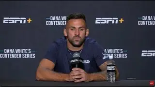 🔵 Hecher Sosa after winning the contract at the DWCS