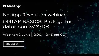 ONTAP BASICS: Protecci&oacute;n de datos con SVM-DR