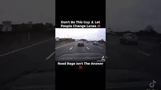 Safely change lanes, slow down & exit the highway to keep a safe distance from the aggressive driver