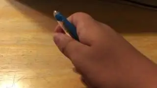 How to pick up and open a Blue Sharpie