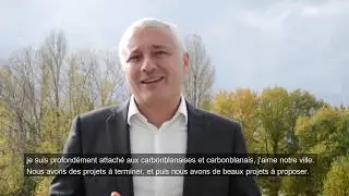Alain Turby, Maire de Carbon-Blanc annonce sa candidature aux &eacute;lections municipales de mars 2020.