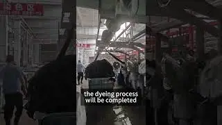 Fabric dying#factory #clothingfactory #textile #textilemanufacturing