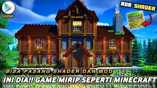 Bisa pasang shader dan add-on!! Ini game mirip Minecraft MCPE di playstore