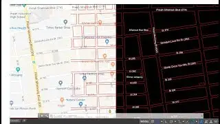 Draw maps in AutoCAD, How to sketch maps in AutoCAD 2D