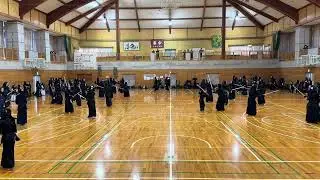2026元旦稽古ー坂城中学校体育館