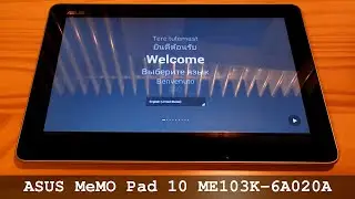 ASUS MeMO Pad 10 ME103K - unboxing and first boot - Tablet Android Quad Core 16Gb