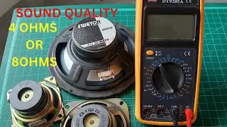 #Better sound quality ..4 ohms or 8 ohms speaker????