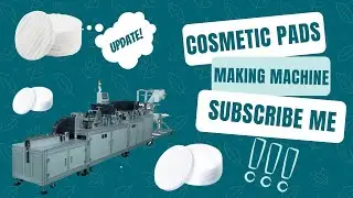 Diy Makeup Cotton Wipes  | Makeup Remover Cotton Pads | Full-Auto Makeup Pads Making Machine