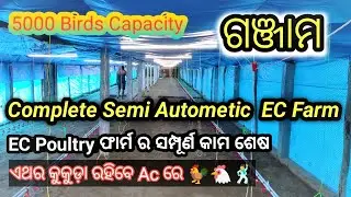 ଏଥର କୁକୁଡ଼ା ରହିବେ AC ରେ / 5000 Birds Capacity / Ganjam / Ec Poultry farm / Ec Farm / #poultry