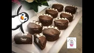 PINGUINOS CASEROS - Pastelito con relleno cremoso y cubierta de chocolate / ANGELICAKES.DESSERTS
