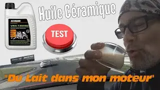 ESSAI du lait dans le moteur 🥛XENUM VRX👌huile céramique Blanche / Vrai Test sur circuit  et Bilan