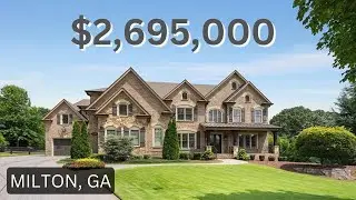 $2.695 Million Must See Atlanta Mansion in Milton GA I  Atlanta Luxury Homes I Atlanta Real Estate
