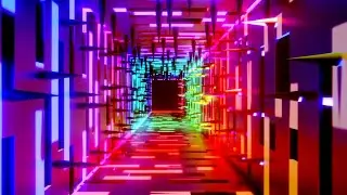 Spiked traps in the tunnel - Background loop - Made in Blender - 1 Hours