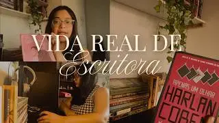 Um dia na minha vida de escritora ✍️📖 organizando um evento + lendo Harlan Coben pela primeira vez