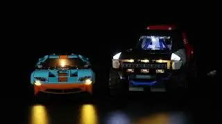 Light Kit for LEGO Ford GT Heritage Edition and Bronco R #76905