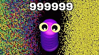 OMG 🐍 KI UBE FEED CUTE NOOBS IN UP SIDE MAP CORNER 🐍 BEST EPIC SNAKE IO GAMEPLAY 🐍#snakeio 