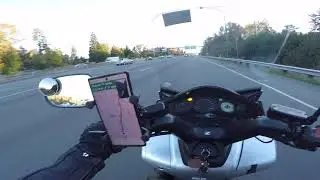 2004 honda silverwing 600 riding Kirkland to freeway 405 to i90.
