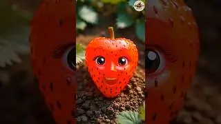 Strawberry Transformation | From Clay to Real 🍓✨ #asmr #MudToMagic #viral